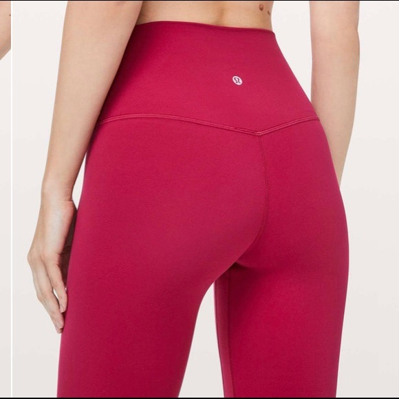 lululemon align ruby red